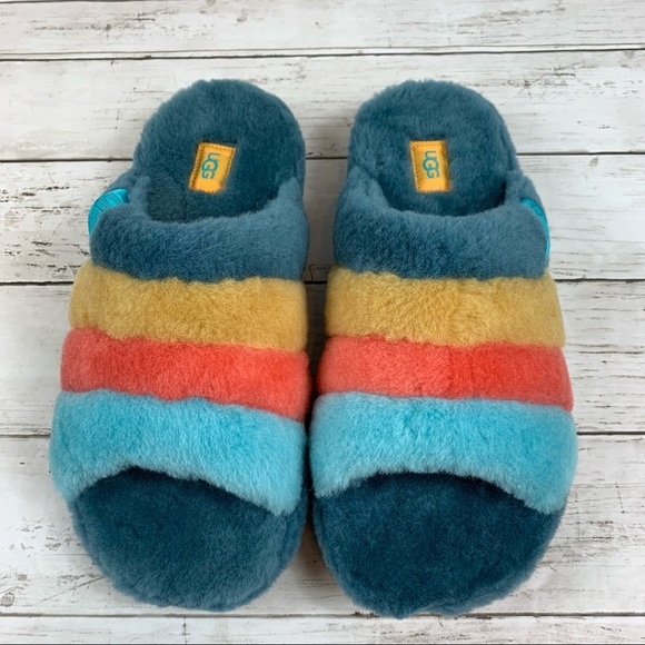 UGG Fluff You Stripes Slippers - Picture 5 of 11